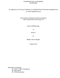 Cover page: An Exploration of Varying Conditions in a Hopfield Neural Network and Applications to a DNA Implementation