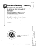 Cover page: Energy Efficiency and the Environment: Innovative Ways to Improve Air Quality in the Los Angeles Basin