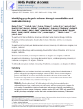 Cover page: Identifying psychogenic seizures through comorbidities and medication history