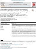 Cover page: The Miami Heart Study (MiHeart) at Baptist Health South Florida, A prospective study of subclinical cardiovascular disease and emerging cardiovascular risk factors in asymptomatic young and middle-aged adults The Miami Heart Study: Rationale and Design