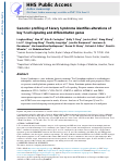 Cover page: Genomic profiling of Sézary syndrome identifies alterations of key T cell signaling and differentiation genes