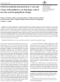 Cover page: Fatal bromethalin intoxication in 3 cats and 2 dogs with minimal or no histologic central nervous system spongiform change