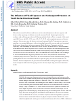 Cover page: The influence of flood exposure and subsequent stressors on youth social-emotional health.