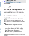 Cover page: Association of Lp(a) (Lipoprotein[a]) and Hypertension in Primary Prevention of Cardiovascular Disease: The MESA