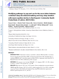 Cover page: Modifying pathways by age and sex for the association between combined sleep disordered breathing and long sleep duration with neurocognitive decline in the Hispanic Community Health Study/Study of Latinos (HCHS/SOL)