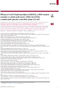 Cover page: Efficacy of oral 20-hydroxyecdysone (BIO101), a MAS receptor activator, in adults with severe COVID-19 (COVA): a&nbsp;randomized, placebo-controlled, phase 2/3 trial.