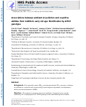 Cover page: Associations Between Ambient Air Pollution and Cognitive Abilities from Midlife to Early Old Age: Modification by APOE Genotype.