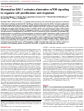 Cover page: Mammalian EAK-7 activates alternative mTOR signaling to regulate cell proliferation and migration