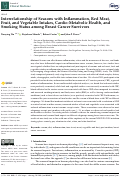 Cover page: Interrelationship of Seasons With Inflammation, Foods, Cardio-Metabolic Health, and Smoking Status Among Breast Cancer Survivors