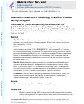 Cover page: Quantitative assessment of morphology, T1ρ, and T2 of shoulder cartilage using MRI