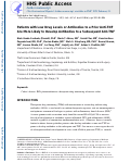 Cover page: Patients With Low Drug Levels or Antibodies to a Prior Anti–Tumor Necrosis Factor Are More Likely to Develop Antibodies to a Subsequent Anti–Tumor Necrosis Factor