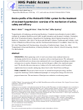 Cover page: Device profile of the MobiusHD EVBA system for the treatment of resistant hypertension: overview of its mechanism of action, safety and efficacy