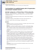 Cover page: Fast quantitative susceptibility mapping with L1‐regularization and automatic parameter selection