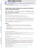 Cover page: Sudden death in adults with repaired coarctation of the aorta: A case for sex-based risk factors.