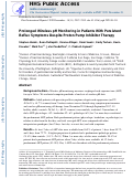 Cover page: Prolonged Wireless pH Monitoring in Patients With Persistent Reflux Symptoms Despite Proton Pump Inhibitor Therapy