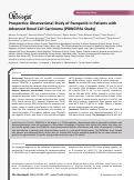 Cover page: Prospective Observational Study of Pazopanib in Patients with Advanced Renal Cell Carcinoma (PRINCIPAL Study)