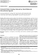 Cover page: Calvarial Defect Healing Induced by Small Molecule Smoothened Agonist.