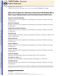 Cover page: Glaucoma Progression Detection Using Structural Retinal Nerve Fiber Layer Measurements and Functional Visual Field Points