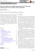 Cover page: Direct top-quark decay width measurement in the tt¯ lepton+jets channel at s=8TeV with the ATLAS experiment