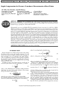 Cover page: Depth Compensation for Pressure Transducer Measurements of Boat Wakes