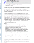 Cover page: Comparison of oral collection methods for studies of microbiota