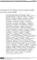 Cover page: Searching for New Physics in two-neutrino double beta decay with CUPID