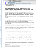 Cover page: Age, Gender, and Liver Enzyme Impact Hospital Stay in COVID-19 Minority Patient with Cancer in the USA: Does Race Matters in the Pandemic?