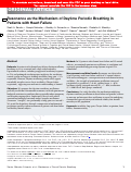 Cover page: Resonance as the Mechanism of Daytime Periodic Breathing in Patients with Heart Failure