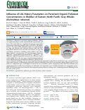 Cover page: Influence of Life-History Parameters on Persistent Organic Pollutant Concentrations in Blubber of Eastern North Pacific Gray Whales (Eschrichtius robustus).