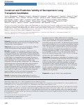 Cover page: Construct and Predictive Validity of Sarcopenia in Lung Transplant Candidates.