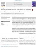 Cover page: Structural analysis of the tongue and hyoid apparatus in a woodpecker