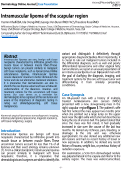 Cover page: Intramuscular lipoma of the scapular region