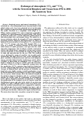 Cover page: Exchanges of Atmospheric CO2 and 13CO2 with the Terrestrial Biosphere and Oceans from 1978 to 2000. III. Sensitivity Tests