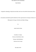 Cover page: Comparative limnology of high-elevation lakes and reservoirs and their downstream effects