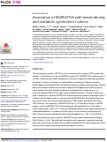 Cover page: Association of EDARV370A with breast density and metabolic syndrome in Latinos