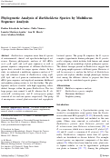 Cover page: Burkholderia caballeronis sp. nov., a nitrogen fixing species isolated from tomato (Lycopersicon esculentum) with the ability to effectively nodulate Phaseolus vulgaris