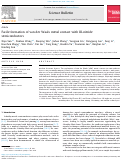 Cover page: Facile formation of van der Waals metal contact with III-nitride semiconductors