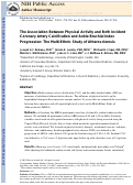 Cover page: The association between physical activity and both incident coronary artery calcification and ankle brachial index progression: The Multi-Ethnic Study of Atherosclerosis