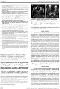 Cover page: Blepharospasm in a Patient With Pontine Capillary Telangiectasia