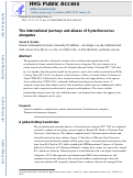 Cover page: The international journeys and aliases of Synechococcus elongatus