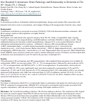 Cover page: One Hundred Centenarians: Brain Pathology and Relationship to Dementia in The 90+Study (P1-1.Virtual)