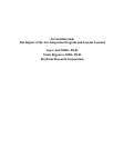 Cover page: Arts in Education: The Impact of the Arts Integration Program and Lessons Learned