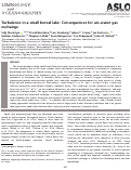 Cover page: Turbulence in a small boreal lake: Consequences for air–water gas exchange