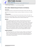 Cover page: Non-cationic Material Design for Nucleic Acid Delivery.