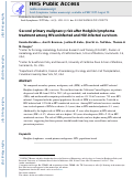 Cover page: Second primary malignancy risk after Hodgkin lymphoma treatment among HIV-uninfected and HIV-infected survivors