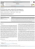 Cover page: Severe flea-borne typhus complicated by hemophagocytic lymphohistiocytosis: A case report and review of literature