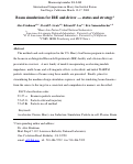 Cover page: Beam Simulations for IRE and Driver-Status and Strategy