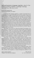 Cover page: Input and Interaction in Language Acquisition edited by Clare Gallaway and Brian J. Richards. Cambridge: Cambridge University Press, 1994. Pp. xv+319.