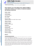 Cover page: Early Substance Use in the Pathway From Childhood Attention-Deficit/Hyperactivity Disorder (ADHD) to Young Adult Substance Use: Evidence of Statistical Mediation and Substance Specificity