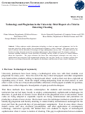 Cover page: Technology and Plagiarism in the University: Brief Report of a Trial in Dectecting Cheating